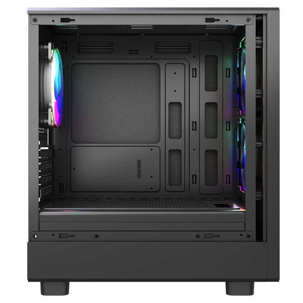 VIDA Spire M mATX Gaming Case – Mesh Front, 3 ARGB Fans & Tempered Glass physical VIDA New SPIREM-BLK MemoX