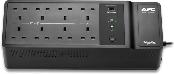 APC Back-UPS BE500G2-UK 500VA 300W UPS – 8 UK Outlets
