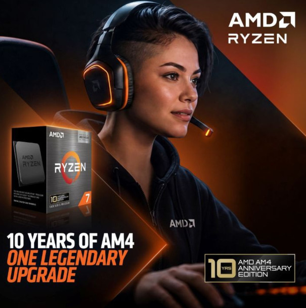 AMD Ryzen 7 5800X3D AM4 Gaming Processor – 8 Cores, 16 Threads, 96MB 3D V-Cache