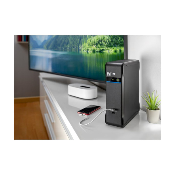 Eaton 3P Ellipse 700 USB IEC UPS – 700VA/420W, C13 Outlets & USB Charging