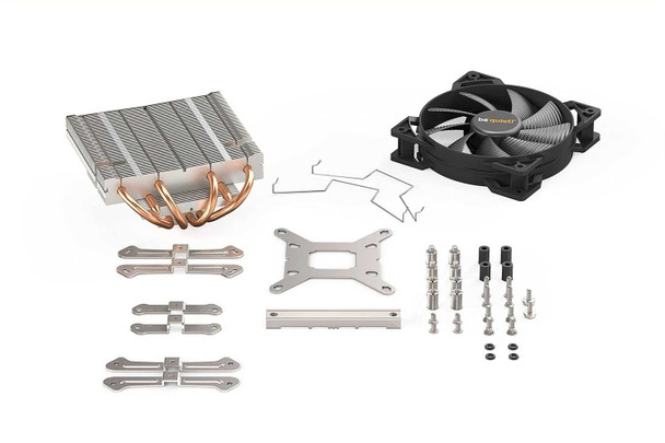Be Quiet! BK002 Shadow Rock LP Heatsink & Fan, Intel & AMD Sockets, Pure Wings 2 Fan, Low Profile, 130W TDP physical BEQUIET New BK002 MemoX