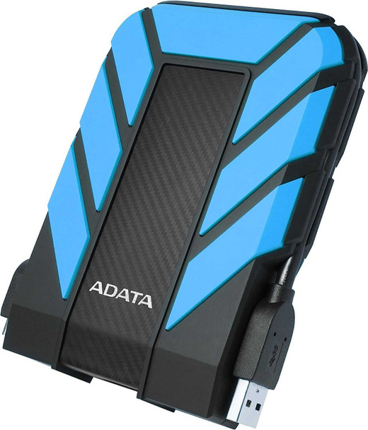 ADATA 1TB HD710 Pro Rugged External Hard Drive, 2.5", USB 3.1, IP68 Water/Dust Proof, Shock Proof, Blue physical ADATA New AHD710P-1TU31-CBL MemoX