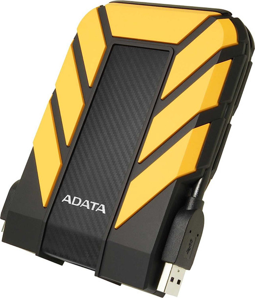 ADATA 1TB HD710 Pro Rugged External Hard Drive, 2.5", USB 3.1, IP68 Water/Dust Proof, Shock Proof, Yellow physical ADATA New AHD710P-1TU31-CYL MemoX
