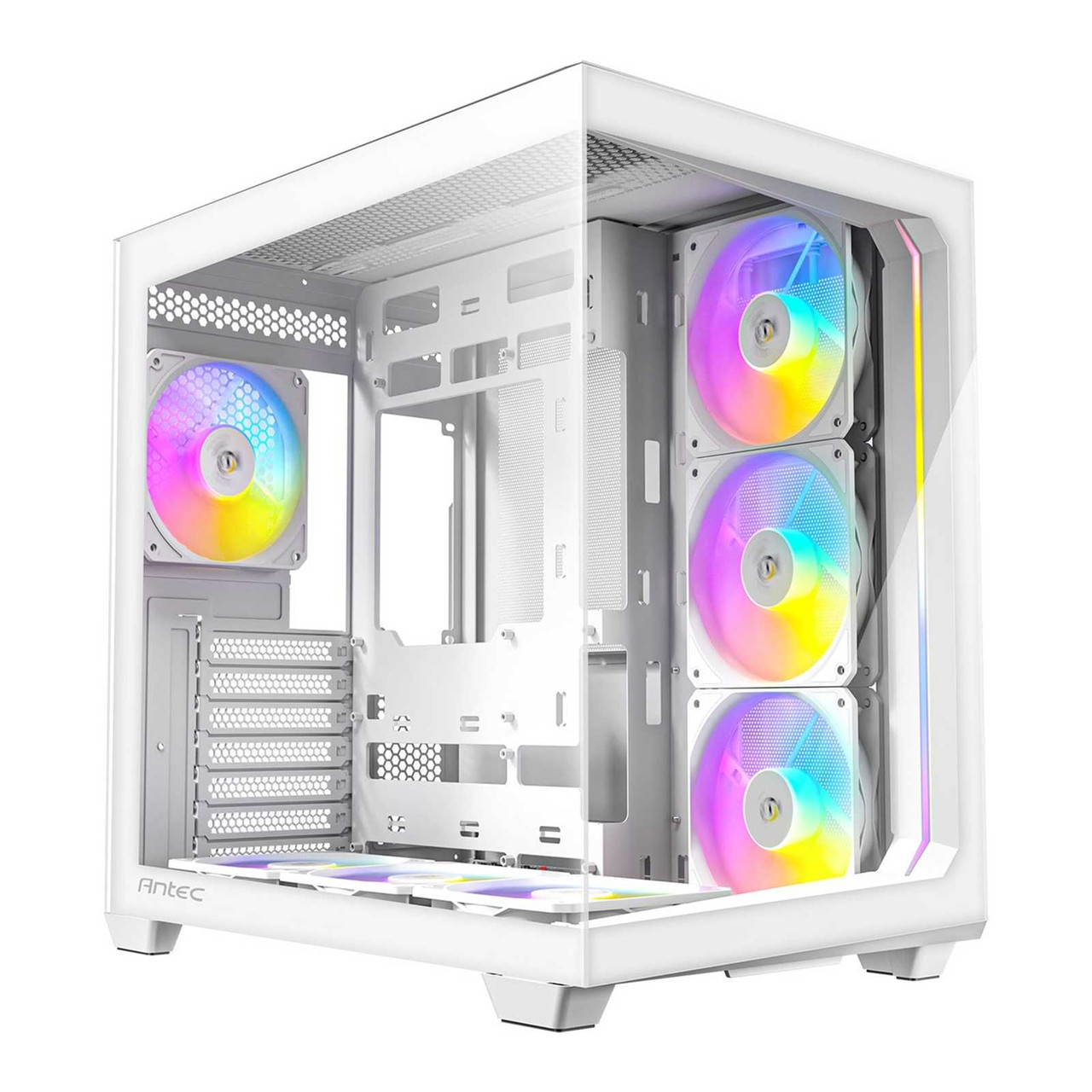 ANTEC Constellation C5 White ARGB Case, 270' Full-View Tempered Glass, Dual Cham