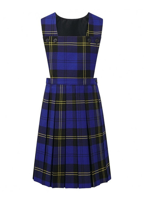 Girls Royal Tartan Pinafore