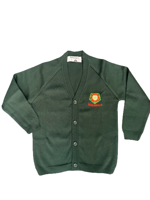 Ribblesdale Primary  Green Cardigan