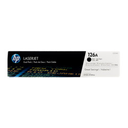 CE310AD | HP 126A | Original HP Dual Pack Toner Cartridges – Black