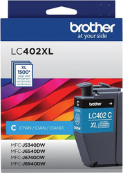 LC402XLCS | Original Brother High-Yield Toner Cartridge – Cyan