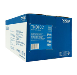 Original Brother TN-810C Cyan Standard Yield Toner Cartridge (TN810C)