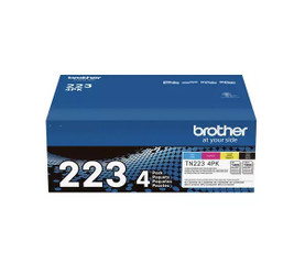 TN223-4PK Set | Orignal Brother Toner Cartridges 4-Pack - Black, Cyan, Magenta, Yellow
