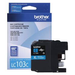 LC-103 | Original Brother High-Yield Ink Cartridge – Cyan