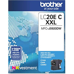 LC-20 | Original Brother Extra High-Yield Ink Cartridge – Cyan