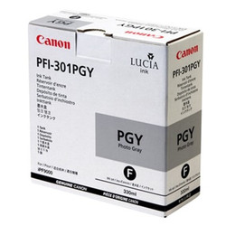 1495B001 | Canon PFI-301G | Original Canon Ink Cartridge - Gray