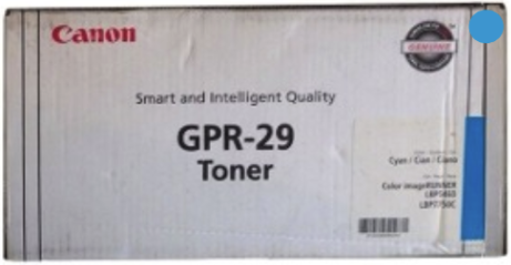 2643B004AA | Canon GPR-29 | Original Canon Toner Cartridge – Cyan