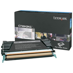 Original Lexmark C736H2KG C736/X736 Black High-Yield Toner Cartridge