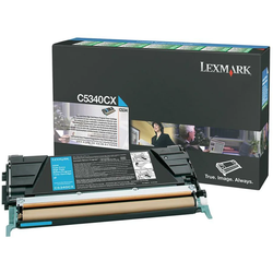 Original Lexmark C5340CX C534 Return Program Cyan Extra High-Yield Toner Cartridge