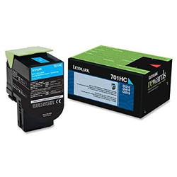 Original Lexmark 701HC 70C1HC0 Return Program Cyan High-Yield Laser Toner Cartridge