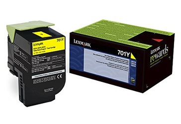 Original Lexmark 70C00YG Unison 701Y Return Program Yellow Toner Cartridge
