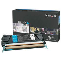Original Lexmark C5222CS C522/24 Cyan Toner Cartridge