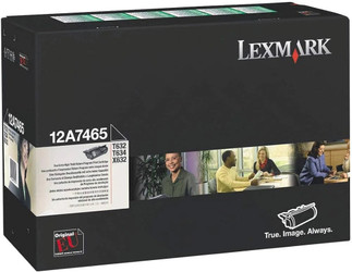 Original Lexmark 12A7465 *RP Extra High Yield Laser Toner Cartridge  Black