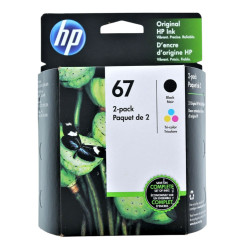 3YP29AN | HP 67 2-Pack | Original HP Ink Cartridge - Black/Tri-Color