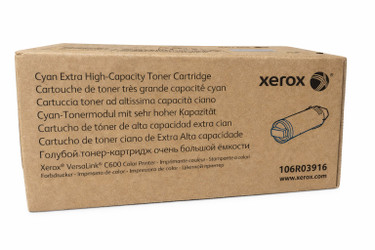 106R03916 | VersaLink C600 | Original Xerox Toner Cartridge - Cyan