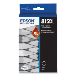 T812XL120S | Epson® T812XL | Original Epson® T812XL120-S DURABrite Ultra® High-Yield Ink Cartridge - Black