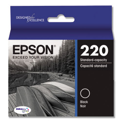 T220120S | Epson® 220 | Original Epson® (T220120-S) DURABrite Ultra® Ink Cartridge - Black