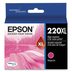 T220XL320S | Epson® 220XL | Original Epson® (T220XL320-S) High-Yield Ink Cartridge - Magenta