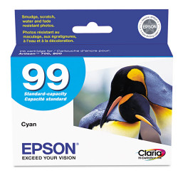 T099220S | Epson® 99 | Original Epson® (T099220-S) Claria® Ink Cartridge - Cyan