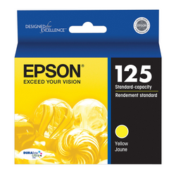 T125420S | Epson® 125 | Original Epson® (T125420-S) DURABrite Ultra® Ink Cartridge - Yellow