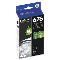 T676XL120S | Epson® 676XL | Original Epson® T676XL120-S High-Yield Ink Cartridge - Black
