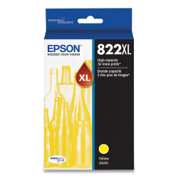 T822XL420S | Epson® T822XL | Original Epson® T822XL420-S DURABrite Ultra® High-Yield Ink Cartridge - Yellow
