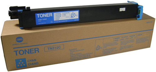 8938704 | TN312C | Original Konica Minolta (8938-704) Toner Cartridge - Cyan