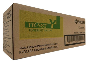 TK582Y | 1T02KTAUS0 | Original Kyocera TK-582Y Toner Cartridge - Yellow