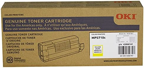 43866141 | Original Okidata Toner Cartridge - Yellow
