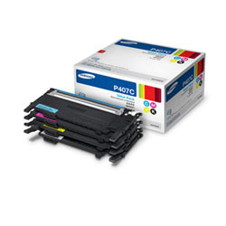 CLT-P407C | Original Samsung (SU389A) Toner Cartridge - Black, Cyan. Yellow, Magenta