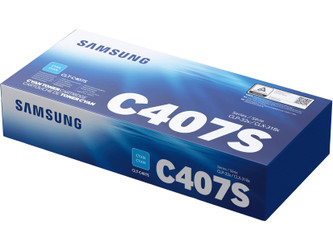CLTC407S | Original Samsung (CLT-C407S) Toner Cartridge – Cyan