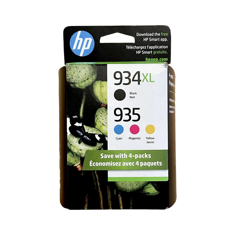 N9H66FN | HP 934XL 935 SET | Original HP Ink Cartridges - Black, Cyan, Magenta, Yellow