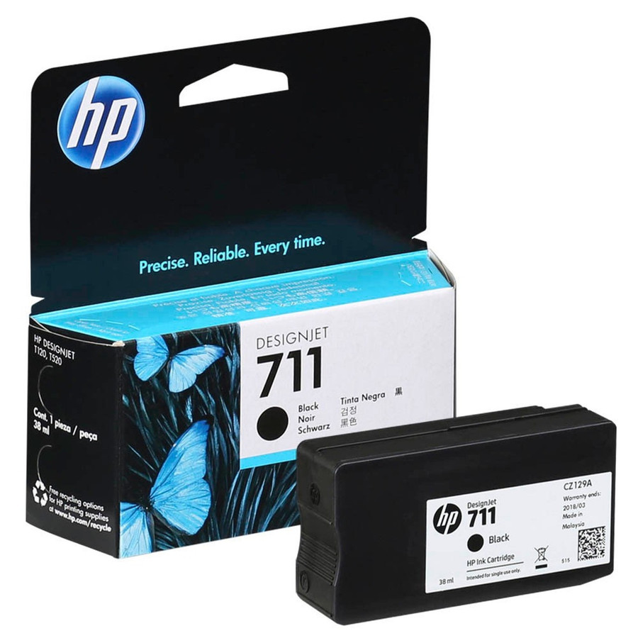 CZ129A | HP 711 | Original HP Ink Cartridge – Black