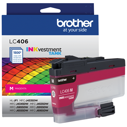 LC-406MS | Original Brother Inkvestment Tank Ink Cartridge - Magenta