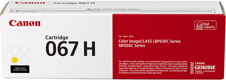 5103C001 | Canon 067H | Original Canon High-Yield  Toner Cartridge -Yellow
