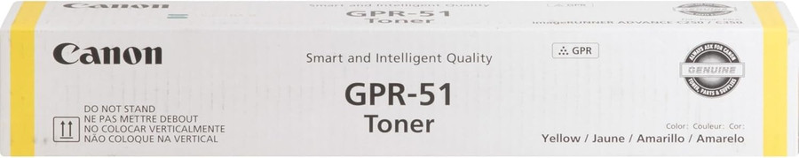 8519B003 | Canon GPR-51 | Original Canon Toner Cartridge - Yellow