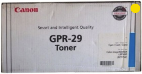 2641B004AA | Canon GPR-29 | Original Canon Toner Cartridge – Yellow