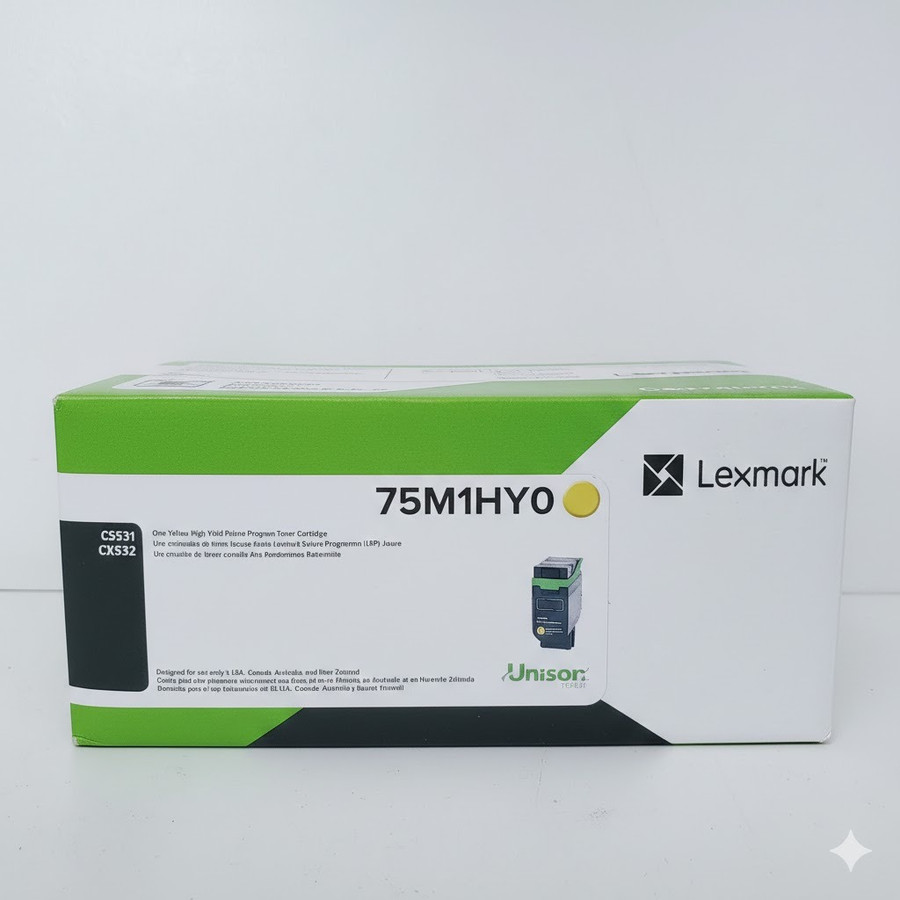 75M1HY0 | CS531/CX532 | Original Lexmark High-Yield Toner Cartridge - Yellow