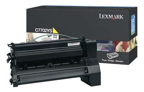 Original Lexmark C7702YS C770/C772 Yellow Toner Cartridge