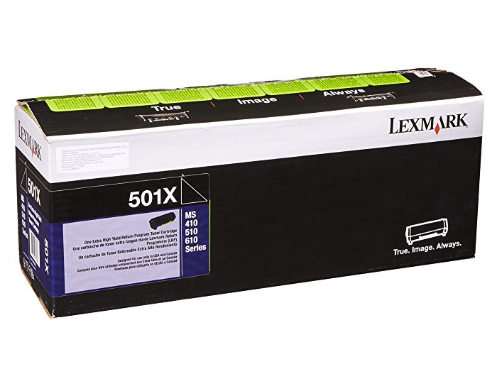 Original Lexmark 50F1X00 501X Ms410 Black Return Program Extra High-Yield Unison Toner Cartridge
