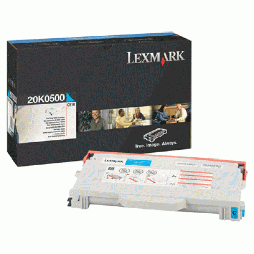 Original Lexmark 20K0500 Laser Toner Cartridge  Cyan