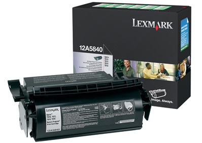 12A5840 | Original Lexmark Toner Cartridge - Black