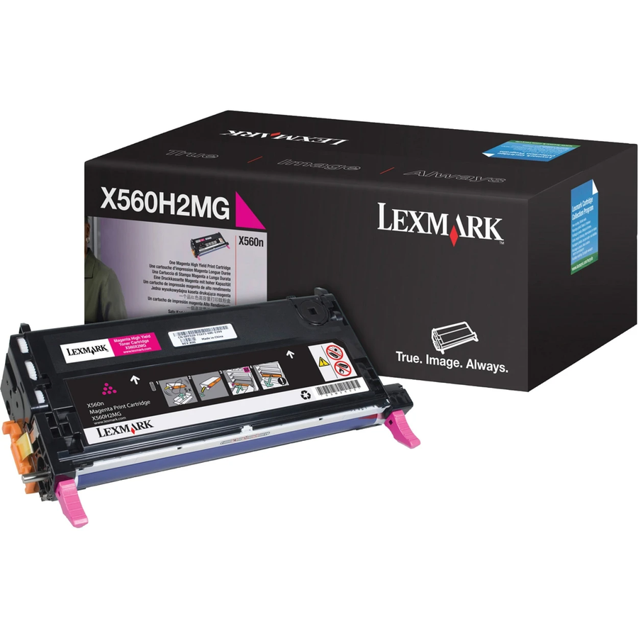 Original Lexmark X560H2MG High-Yield Laser Toner Cartridge  Magenta